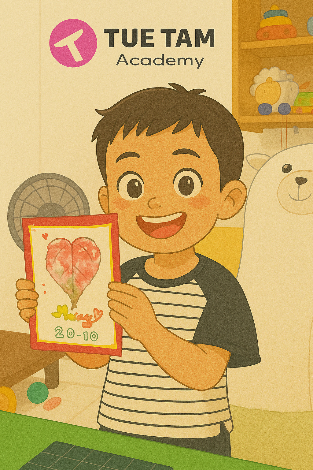 🌿 In Lá – Khi Nghệ Thuật Chạm Vào Trái Tim Bé 🌿